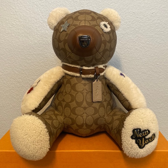 Coach Monogram Canvas Teddy Bear - Limited Edition - New York - Picture 3 of 12